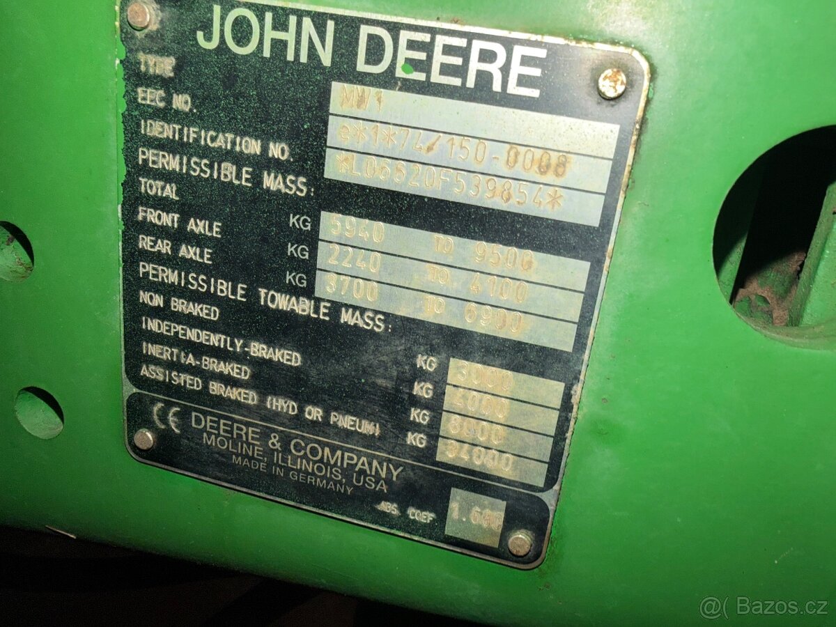 John Deere 6620 rv 2007 Dovoz Niemiecko - 10
