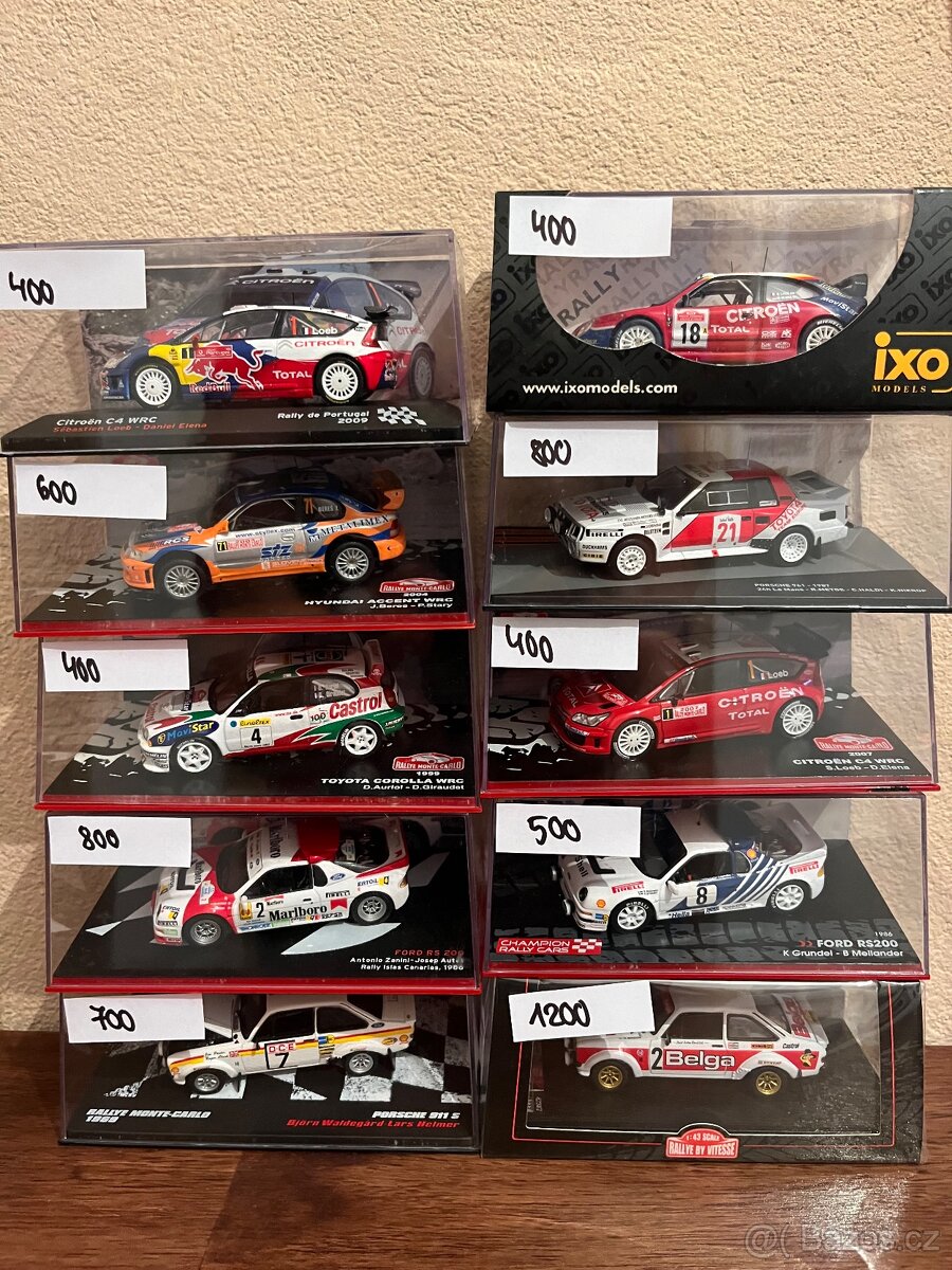 Rally modely 1:43 - 10