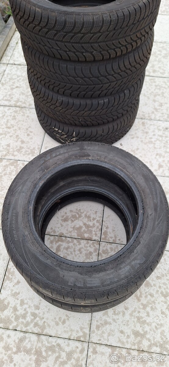 Pneu 185/65 R15 zimní sada + 2 letní - 10