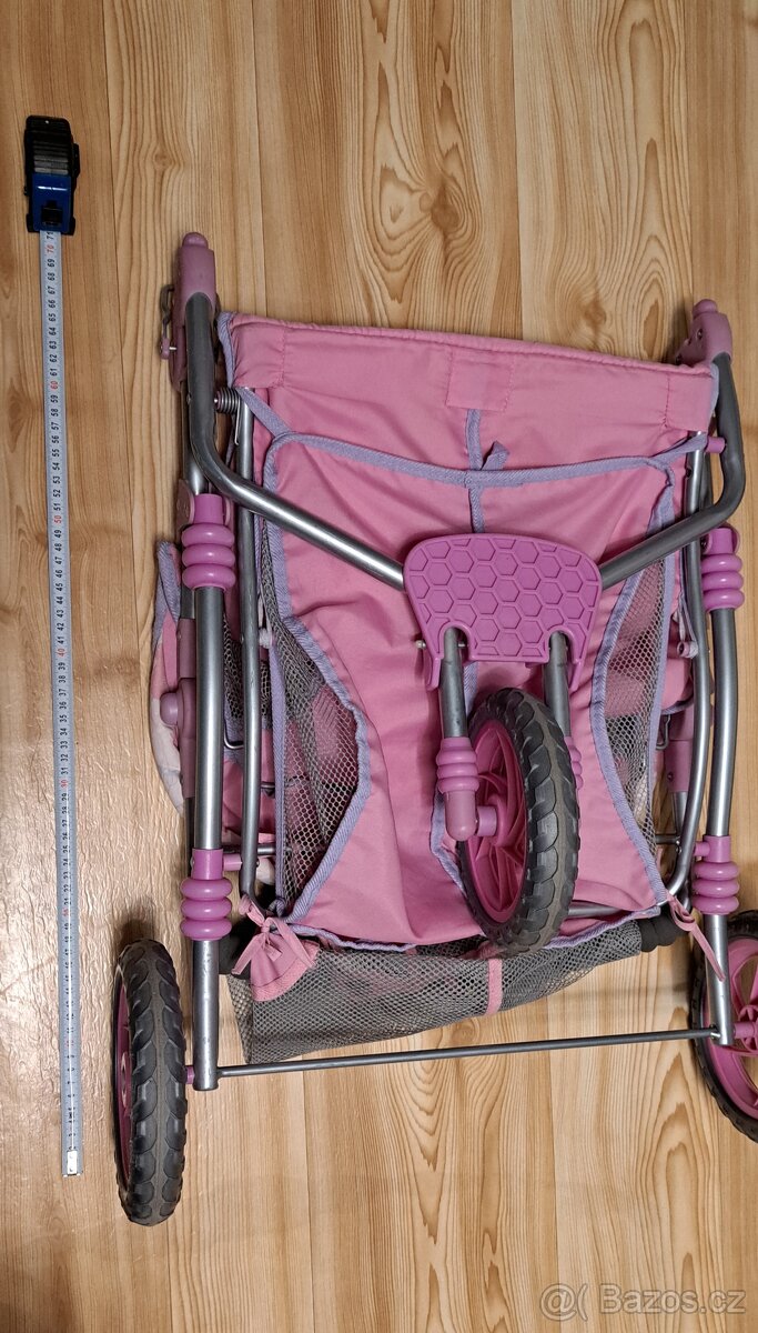 Baby born kočárek pro panenky-dvojčátka-REZERVACE - 10
