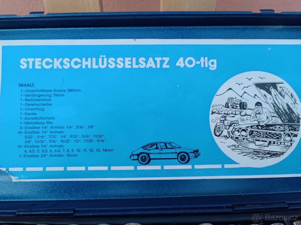 Sada na utahování a povolování matek a šroubů. - 10