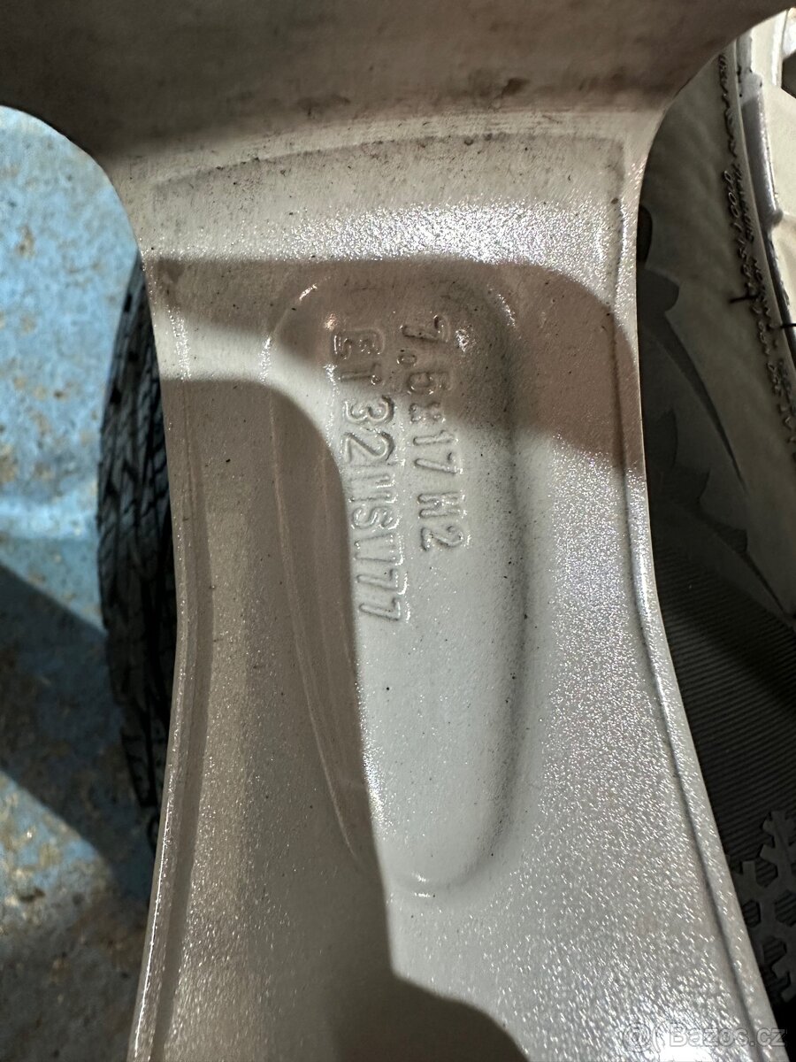 Alu 5x120 R17, zimní pneu 225/60/17, BMW X3 - 10