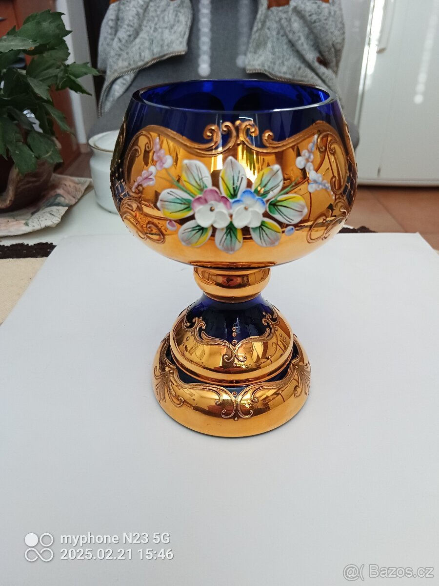 stare novoborske sklo vazy misy - 10