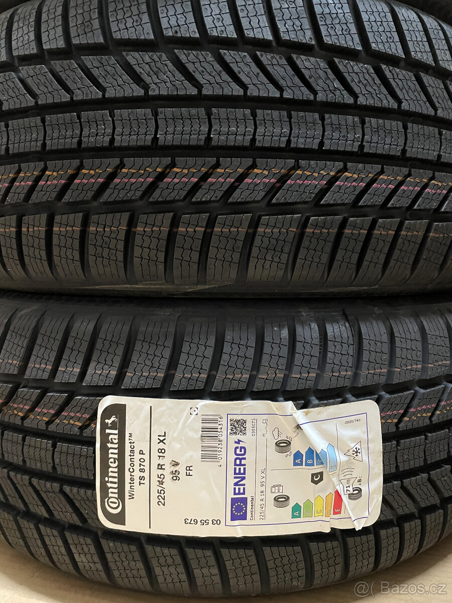 NOVÉ ZIMNÍ CONTINENTAL WC TS870P 225/45/18 95V XL FR DOT2024 - 10