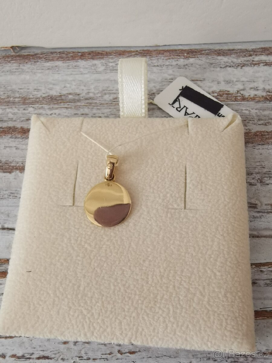 Apart zlatý přívěsek na řetízek Panna zlato nové - 10
