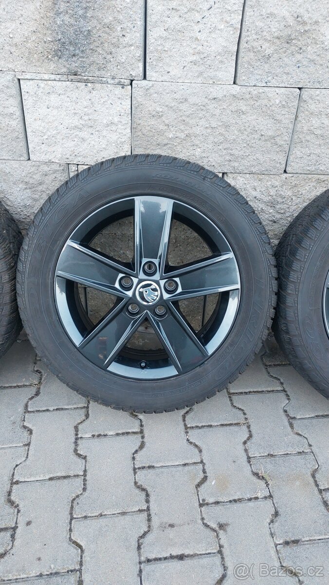 Alu kola 5x112 r16 Star originál Škoda Octavia III - 10