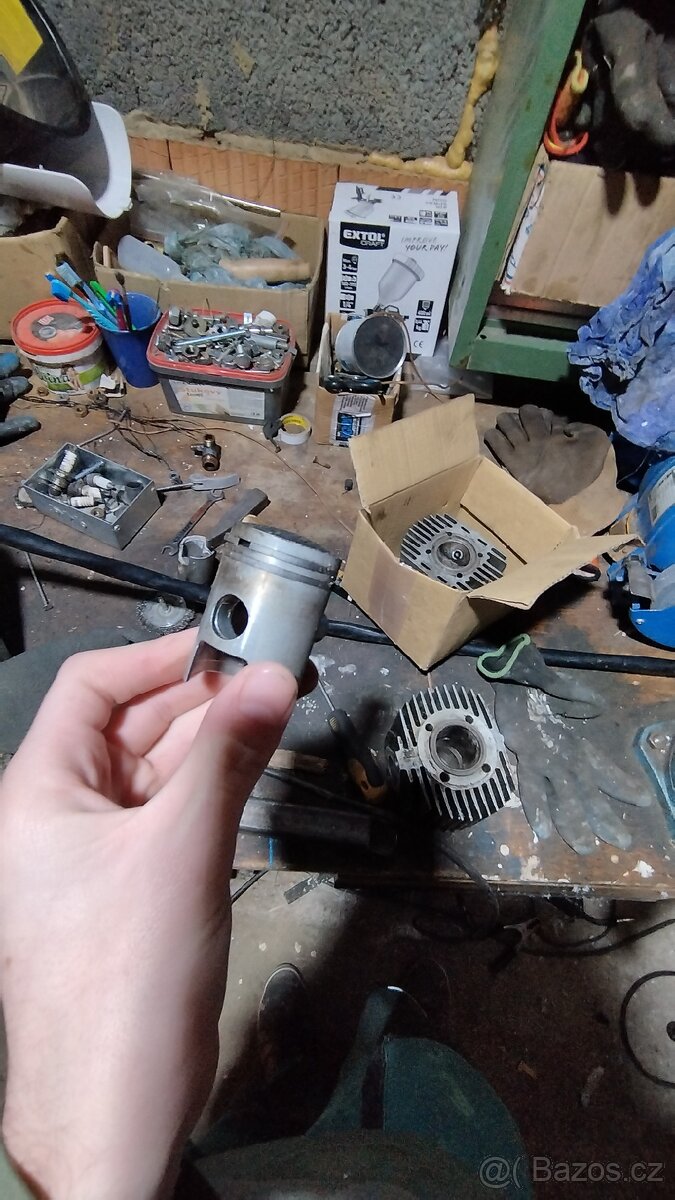 Set-hlava, válec, píst na jawu 50 mustang/pionýr - 10