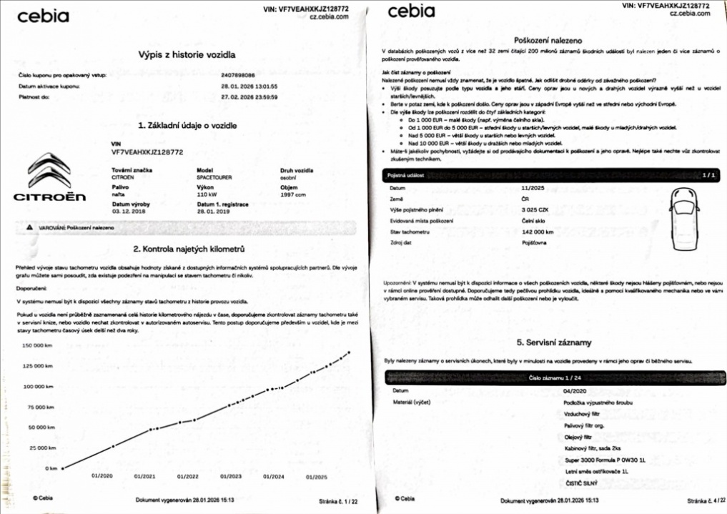 Prodávám Citroën Jumpy 2,0 HDi 110kW 6míst 1.maj. ČR - 10
