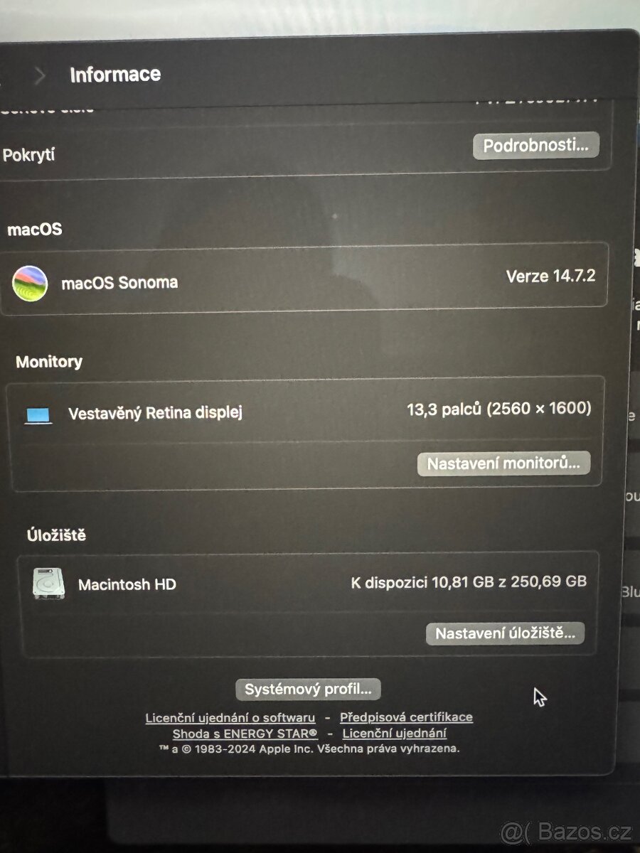 Apple, MacBook Air, Retina, 13palcový, 2019, 16 GB - 10