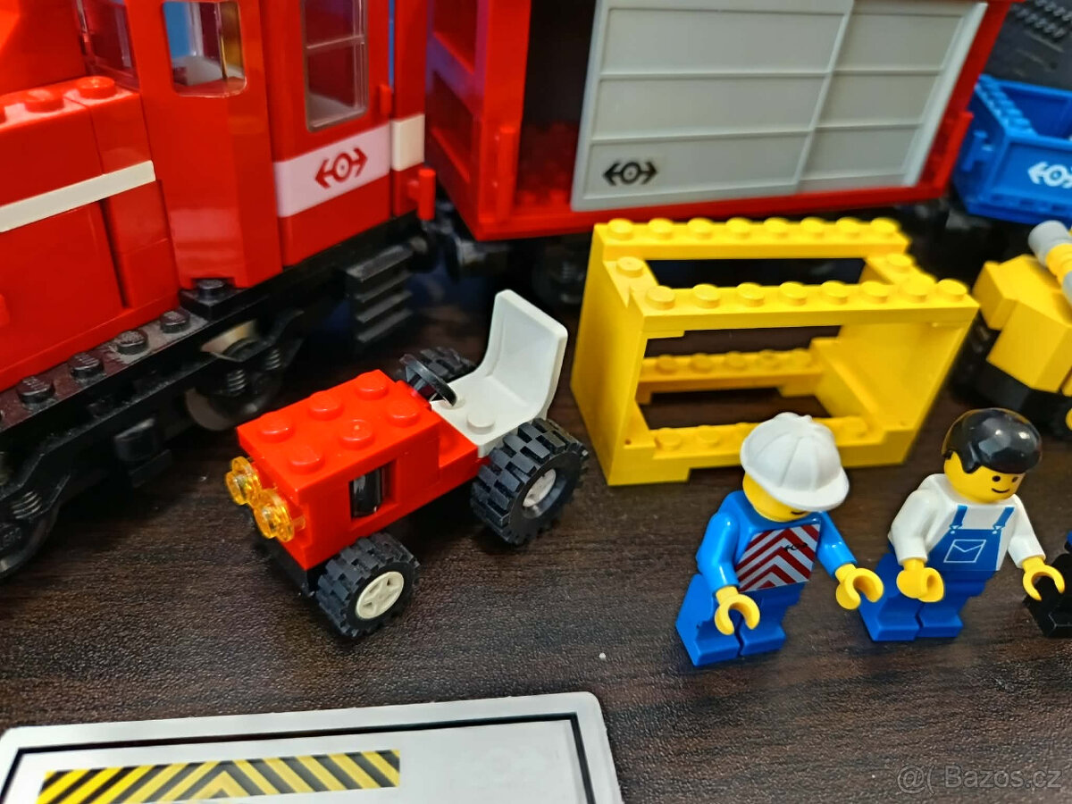 LEGO Train 9V Load N' Haul Railroad +návod +box - 10