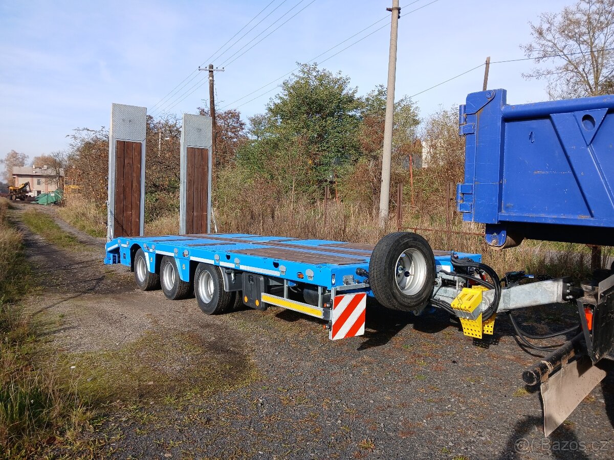 Přívěs na kompresor vrtná souprava bagry - 10
