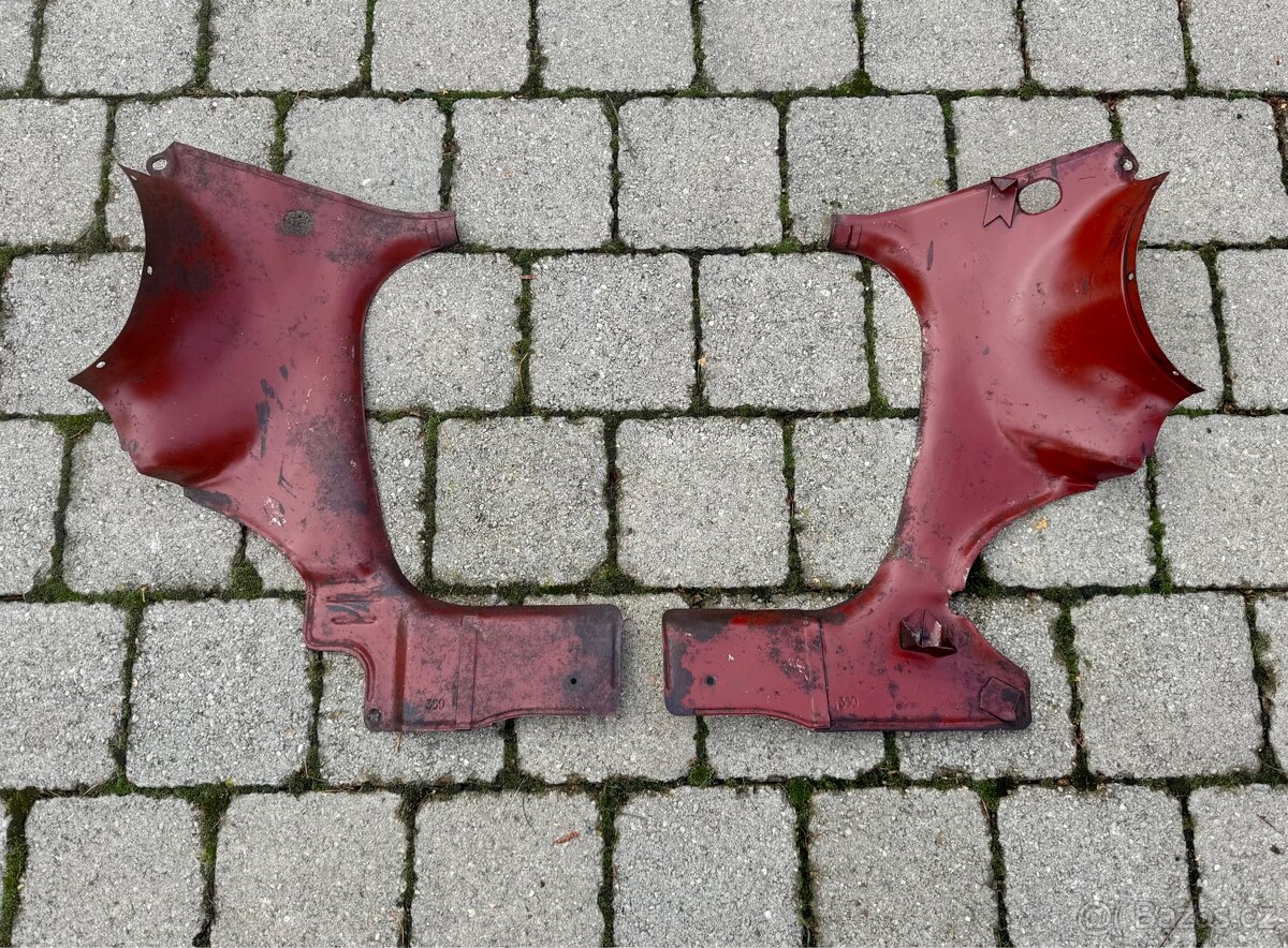 Jawa 350 panelka, sportka - podsedlove plechy - 10