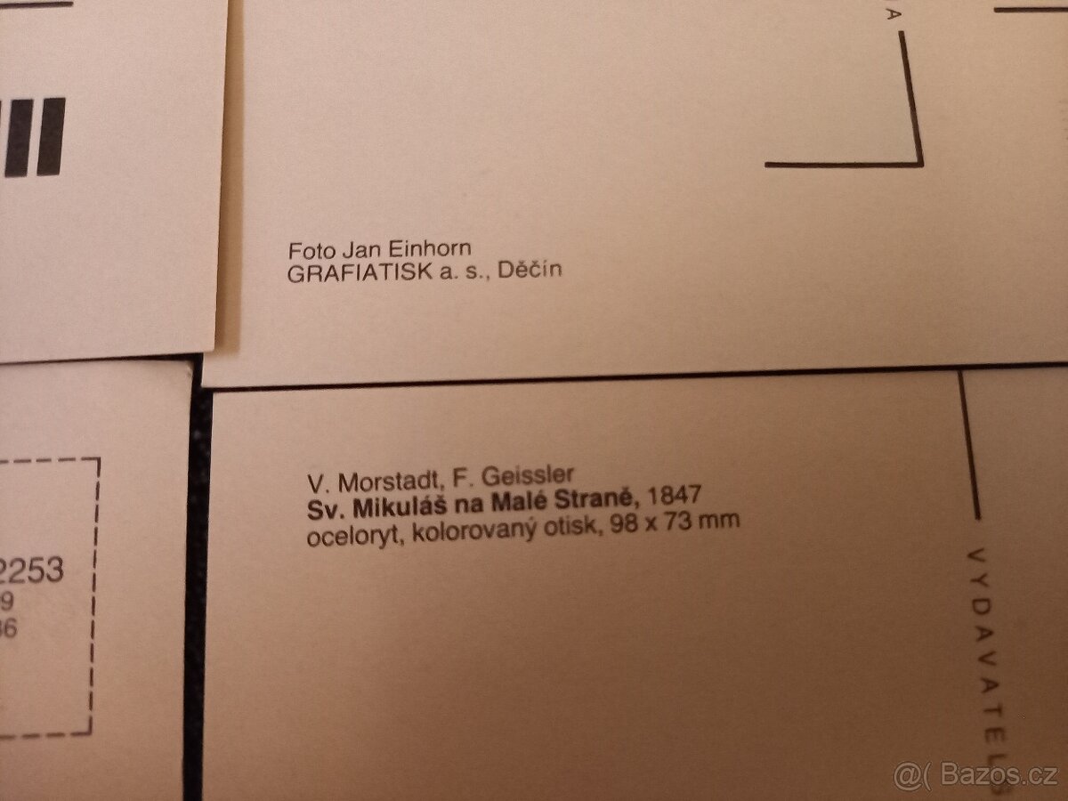 Pohlednice - Praha (cena set). - 10