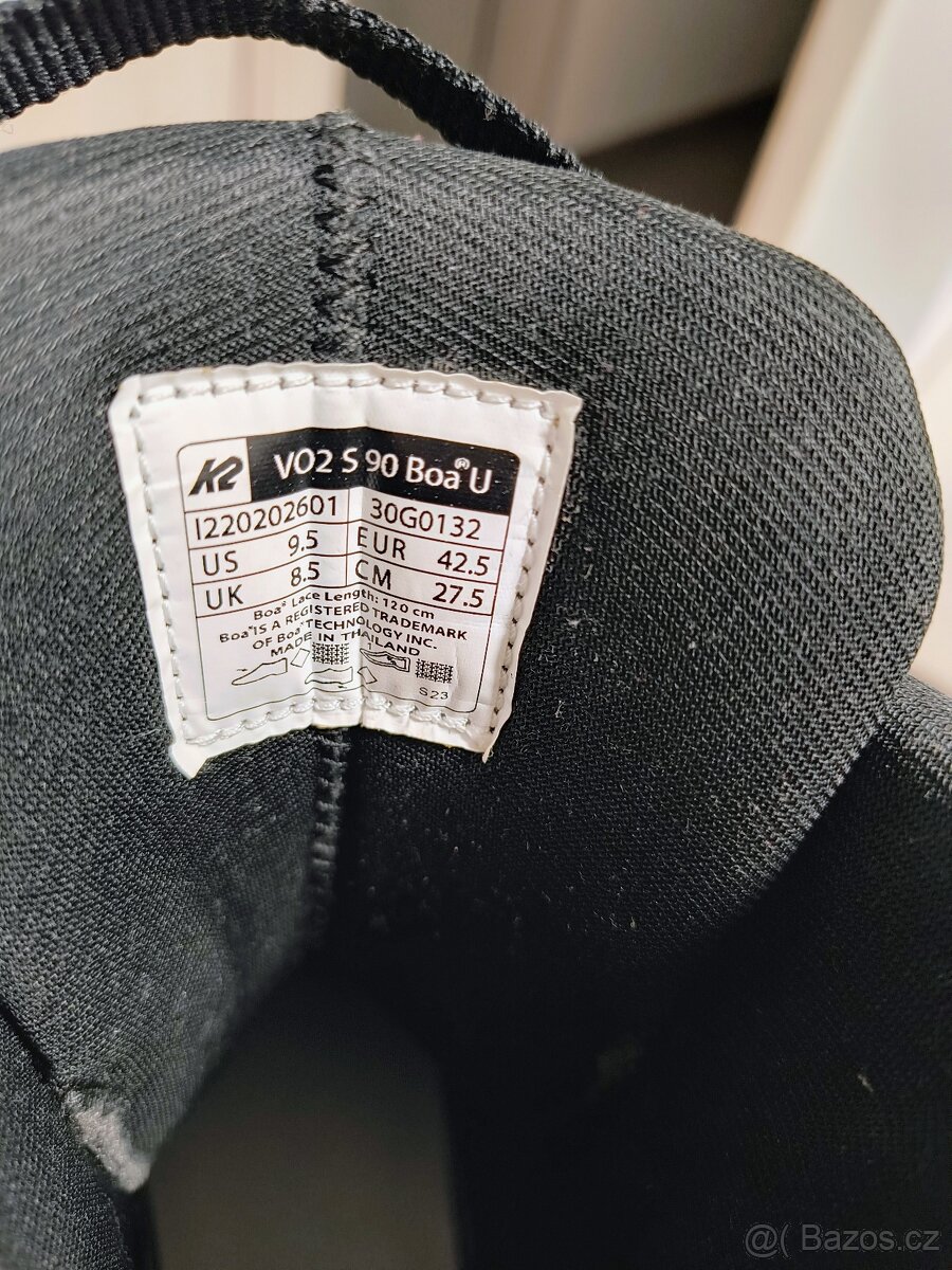 Pánské kolečkové brusle K2 VO2 S 90 Boa U EUR 42,5 (2024) - 10
