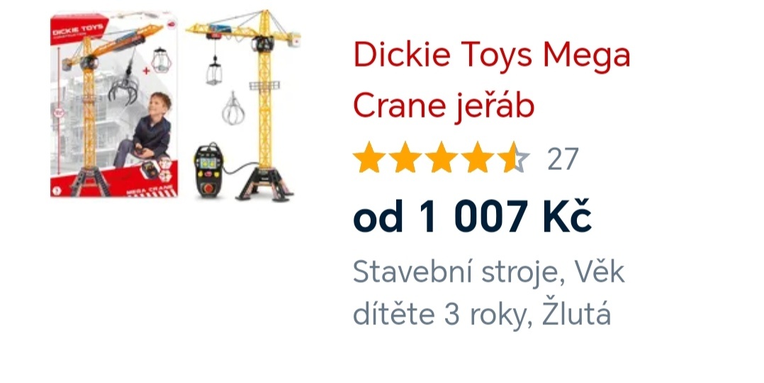 Jeřáb velký, Mega craine na dálkové ovládání - 10