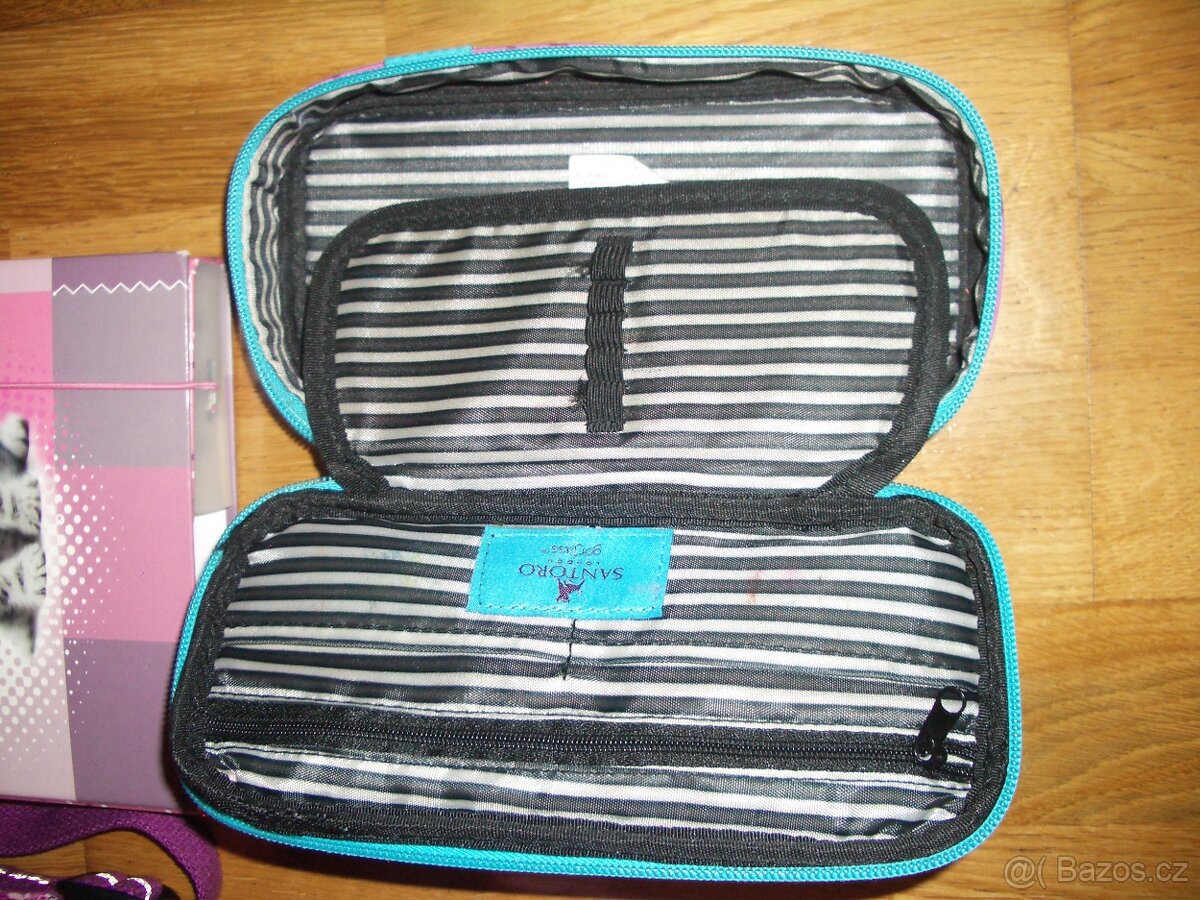 Dívčí školní batoh zn.KIPLING + penál + box TOP stav - 10