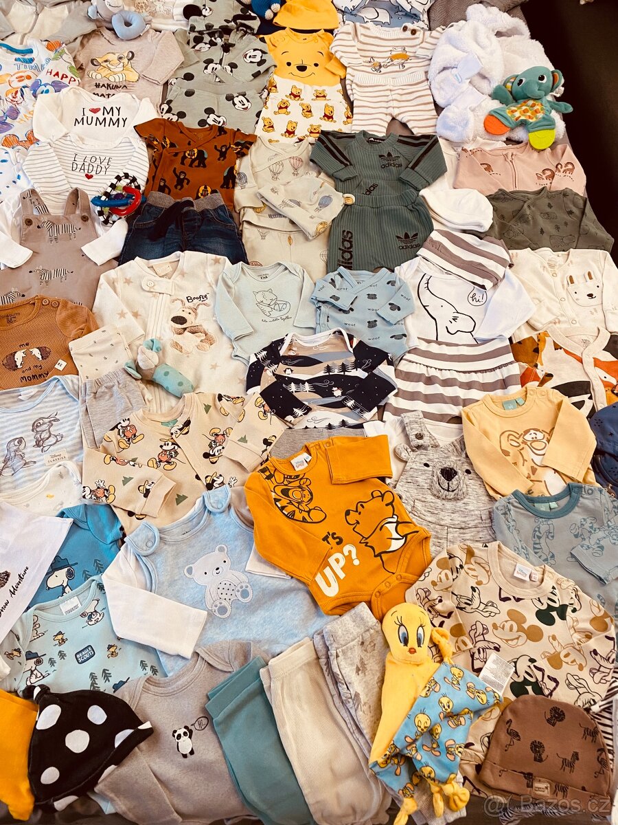 Balík oblečení na miminko 0-6 m unisex - 10