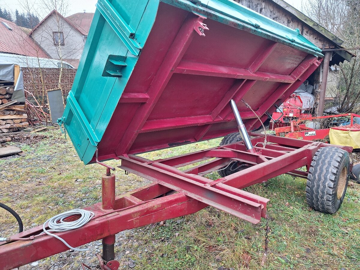 Vlek, přívěs, třístranný sklápěč - 10
