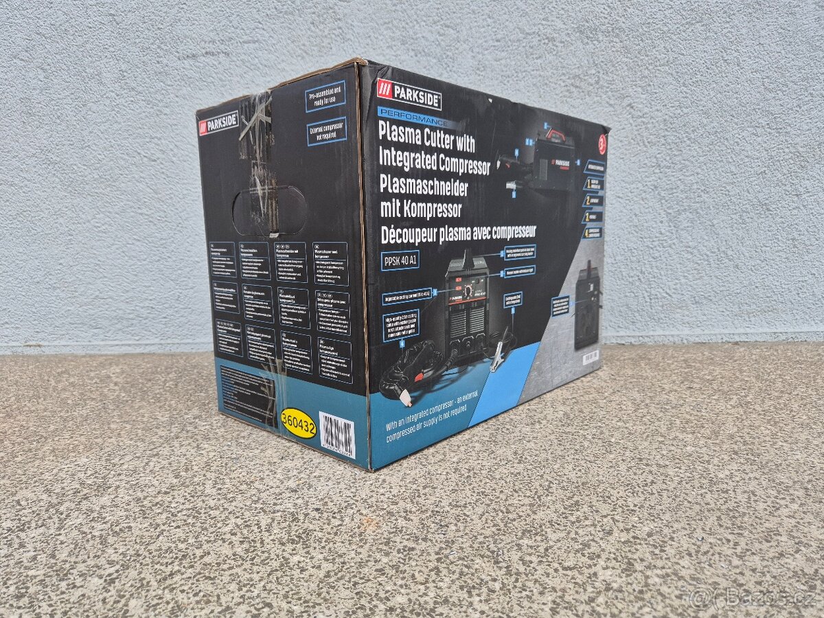 Plazmová řezačka s integrovaným kompresorem Parkside PPSK 40 - 10