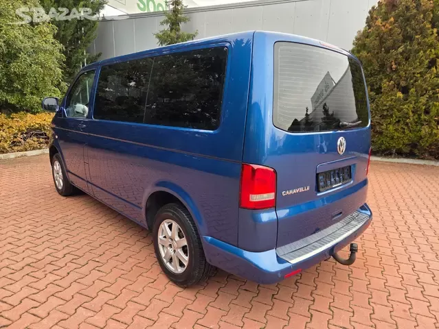 VW Caravelle T5 2.0 TDI 103kW,7.sedadel,Webasto,Tažné - 10
