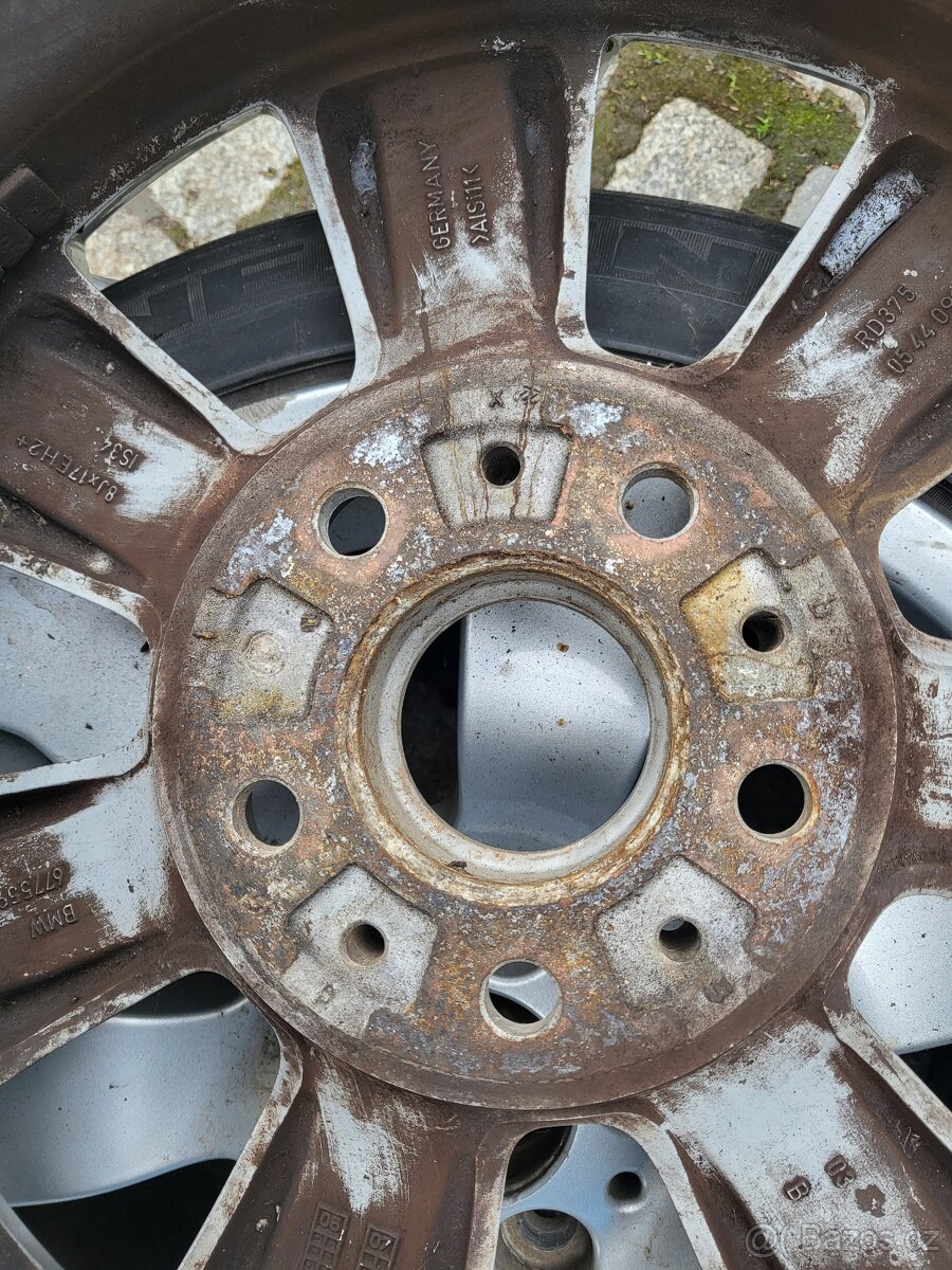 Al kola BMW 17", ET34, 5x120, 4ks, original BMW - 10