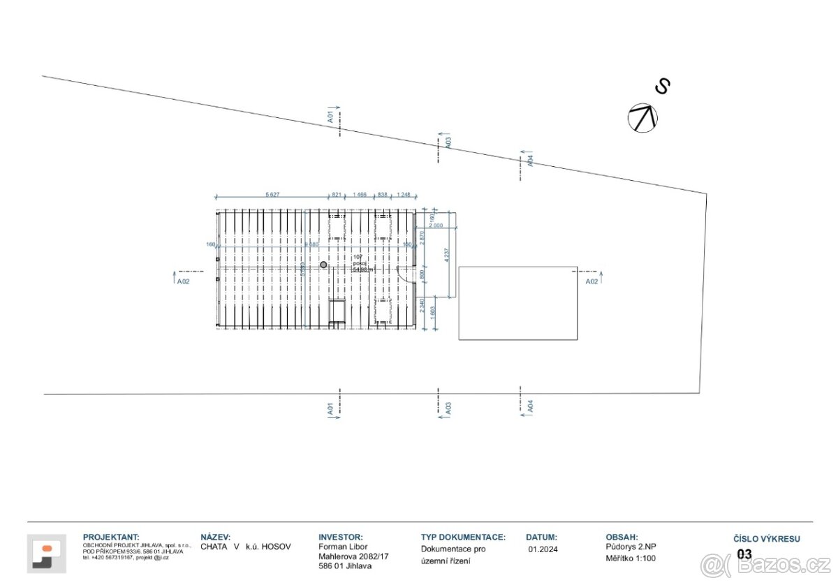STAVEBNÍ POZEMEK SE STAVEBNÍM POVOLENÍM Jihlava-Hosov - 10