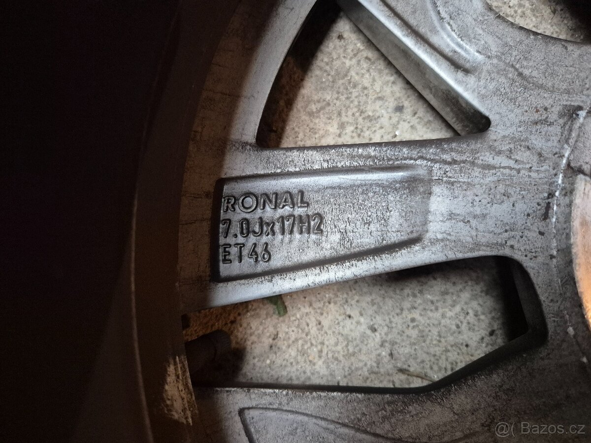 ALU kola ŠKODA"Rotare"ET46 5x112 Zimní pneu 205/55/R17 - 10