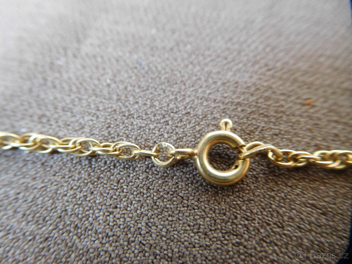 ZLATÝ ŘETÍZEK - NÁHRDELNÍK - 14k - 10