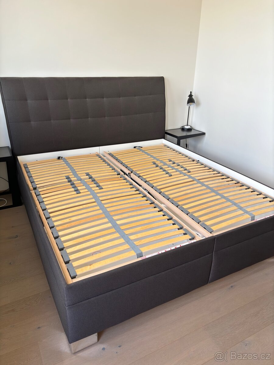 Čalouněna postel 180/200 cm - 10