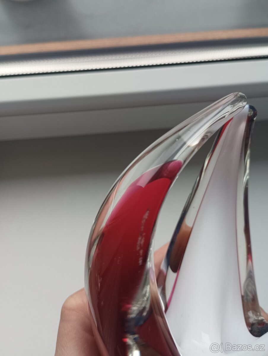 raritní objekt - hutní sklo - Paul Kedelv - 10