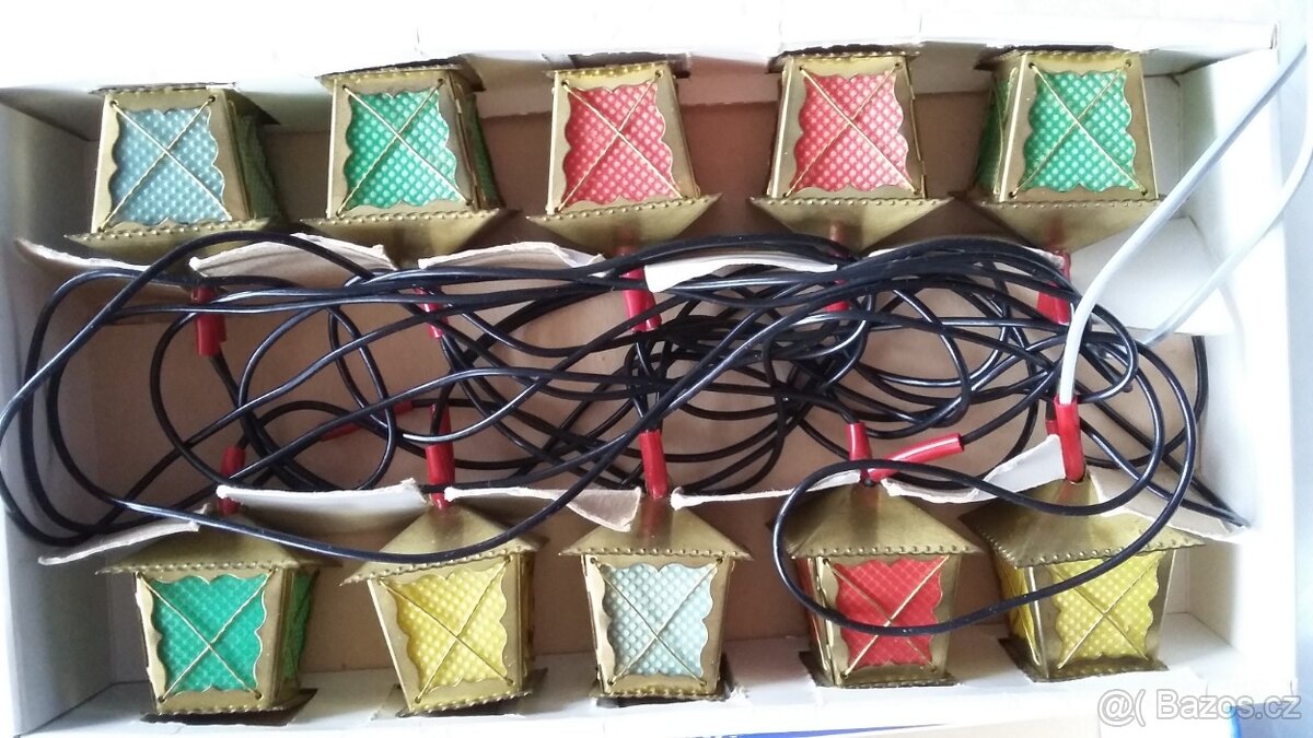 Staré vánoční lucerničky Světlušky Kovopodnik Topolčany - 10