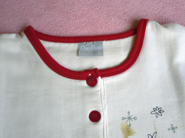 Relax oblečení / Teplé pyžamo se sobem - vel. L - 10