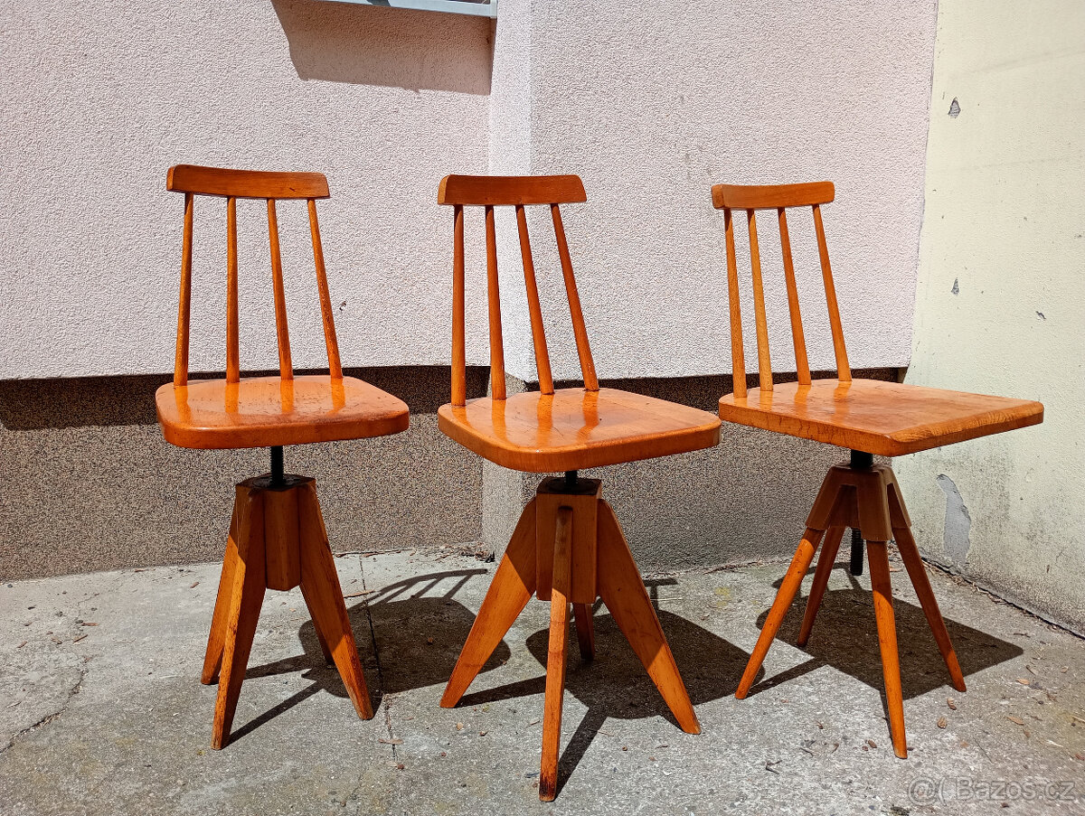 Židle otočné 60tky,Brusel - 10