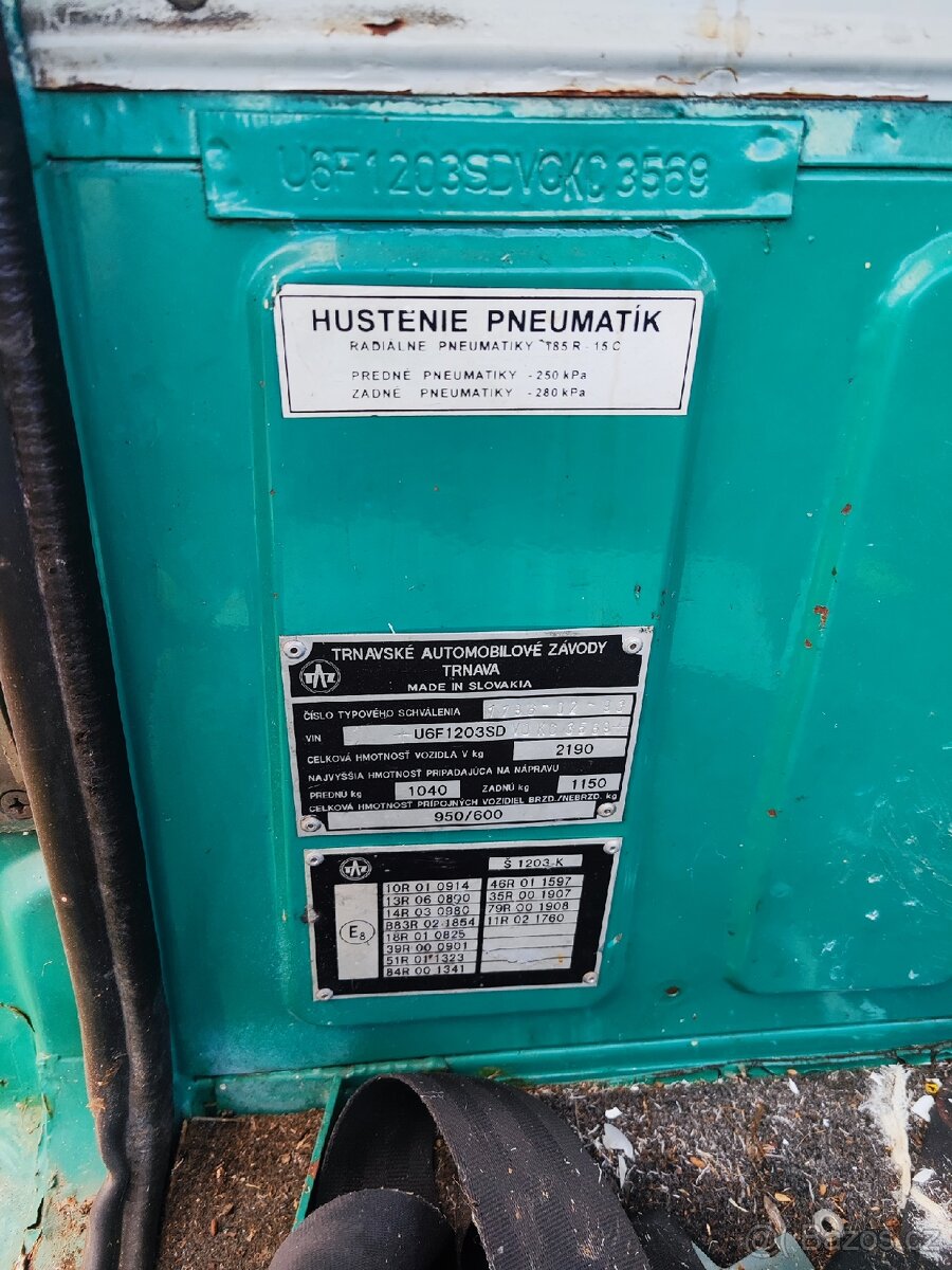 Škoda 1203, Taz 1500. - 10