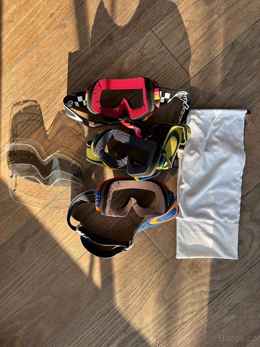 dětské rukavice a brýle na motokros - 10