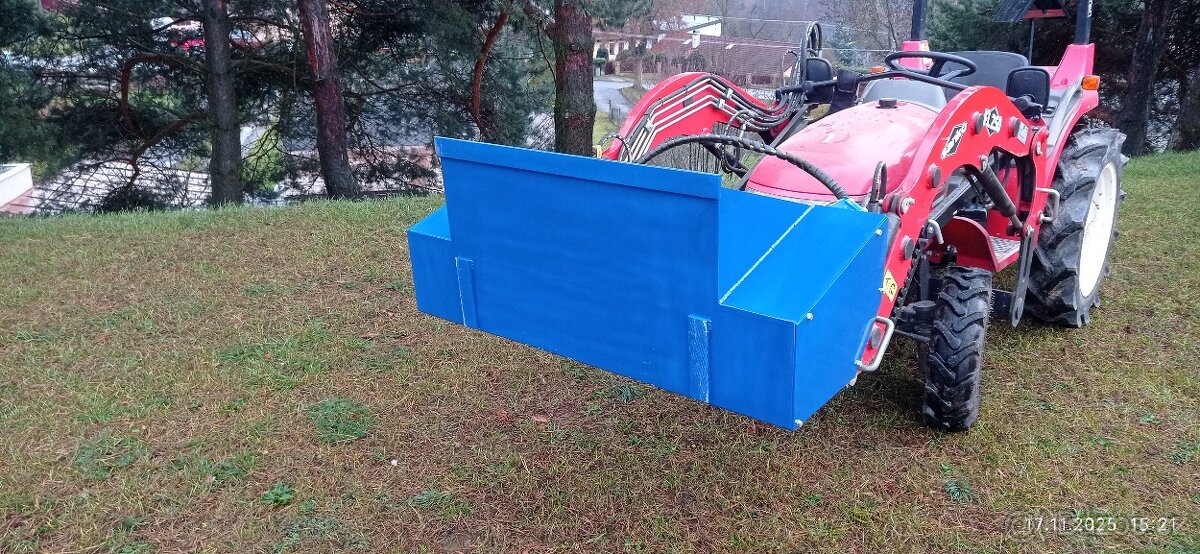 Třídící, kátrovací lopata za malotraktor - 10