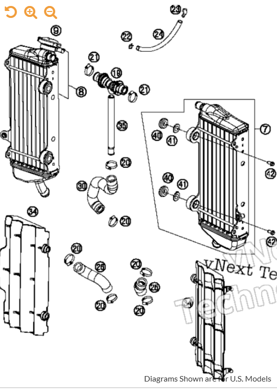 KTM 250 350 450 xc f sx f exc f - 10