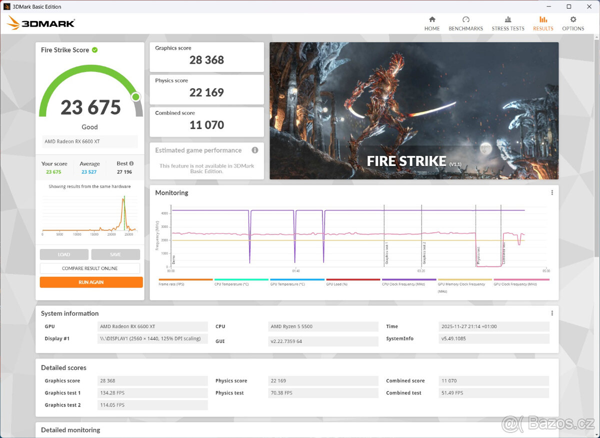 Herni PC - Ryzen 5500, 32GB RAM, 1TB NVME, 6600XT, WIN11 - 10