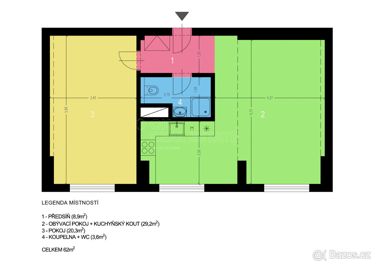 Prodej prostorného bytu 2+kk, Mladá Boleslav - 10