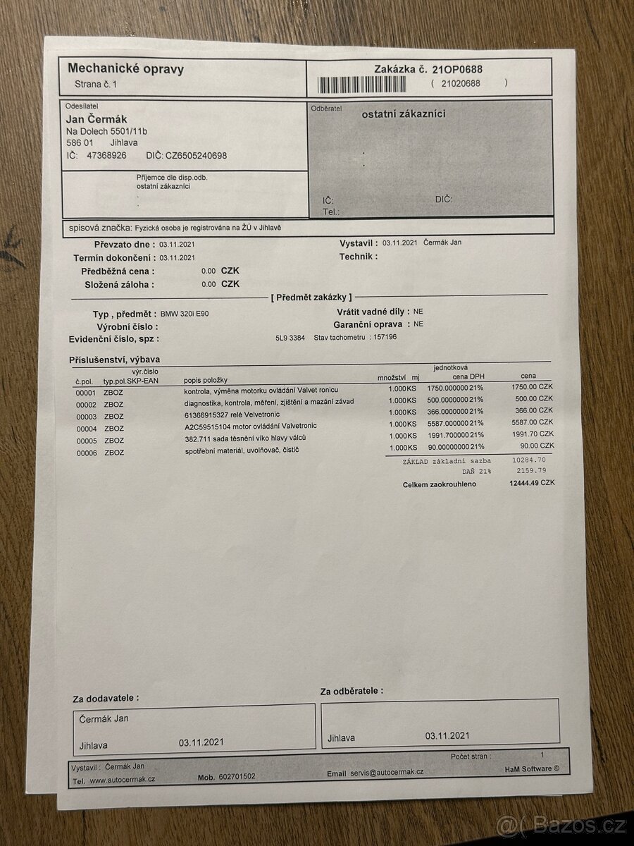 BMW 3 E90 320i 110kW – 191 000 km - 10