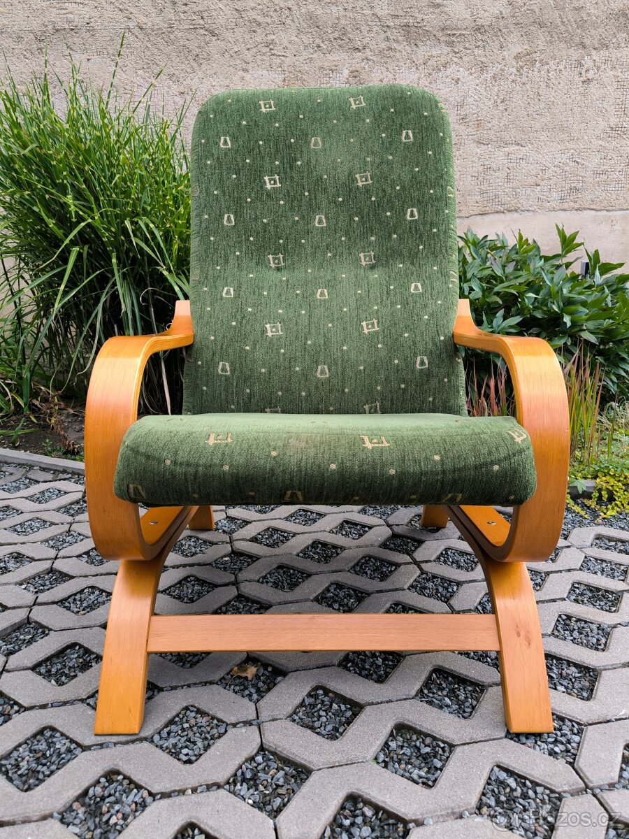 Moderní čalouněná pohupovací křesla - 2 kusy - 10