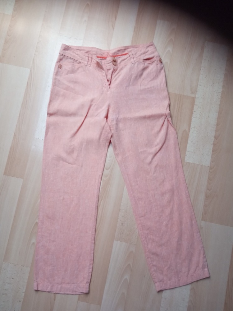 Dámské kalhoty-široké nohavice, rifle-vel. L, XL - 10