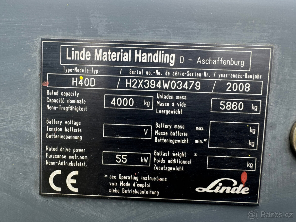 Linde H40D - 10