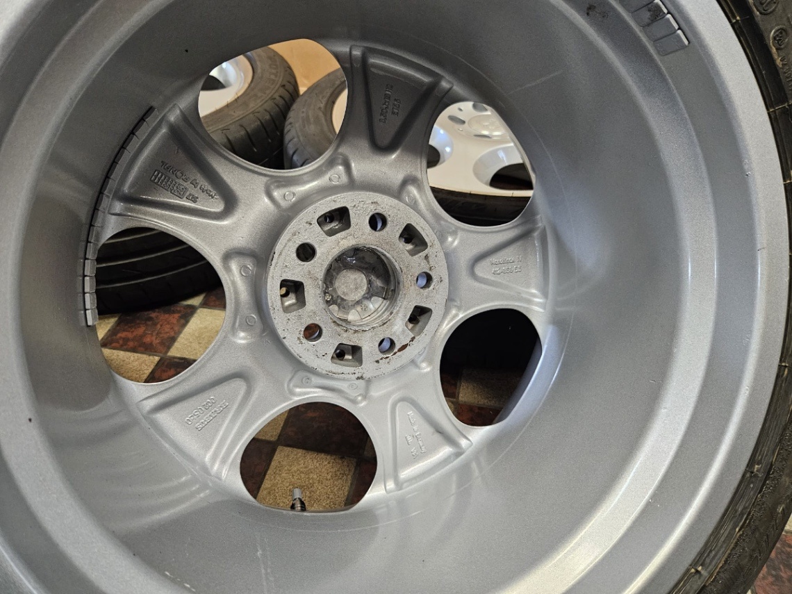 alu kola BRABUS R18 po kompletní renovaci + pneu + tpms - 10