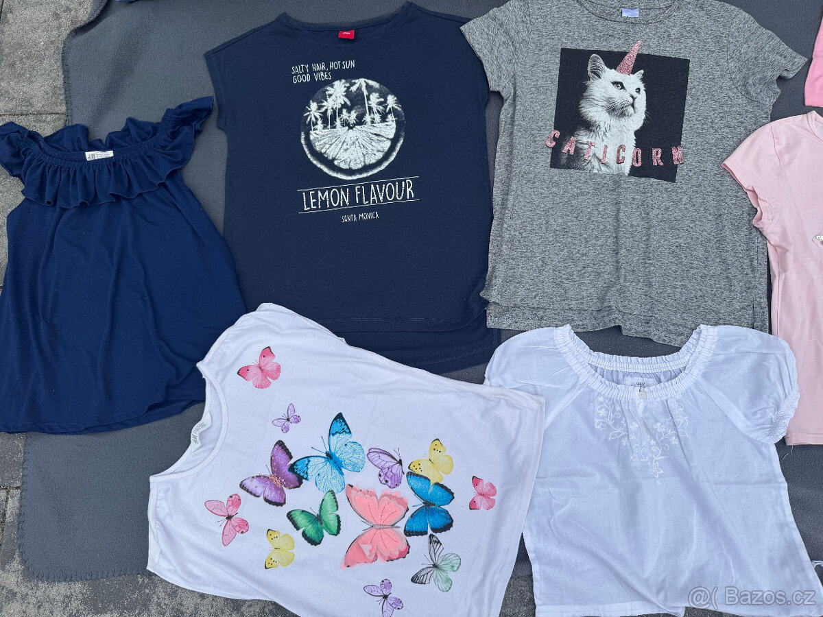 Dívčí oblečení vel. 142-158, větší množství - 10