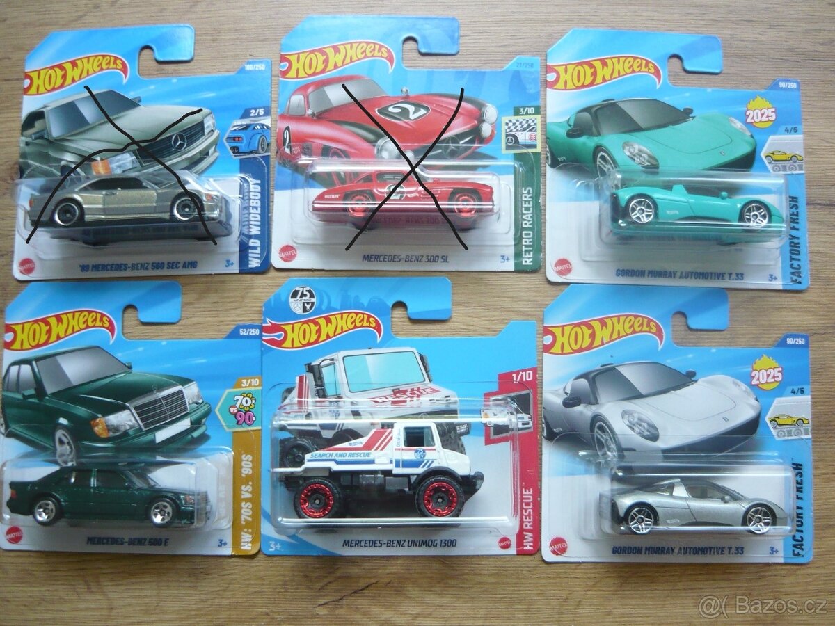 AUTÍČKA HOT WHEELS - 10