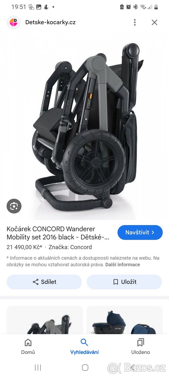 Kočárek Concord trojkombinace - 10