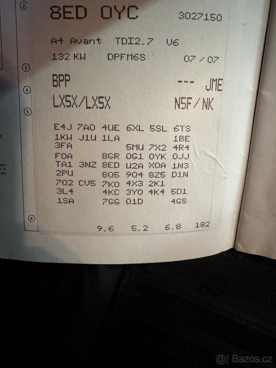 Audi a4 b7 2.7TDI 132kw - díly - 10