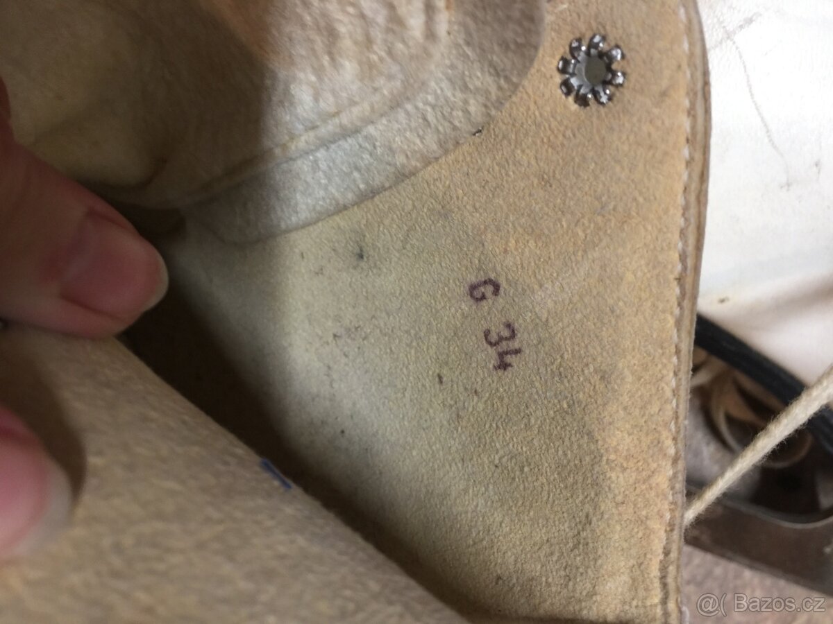 Brusle klasické dámské dívčí vel. 34 - 10