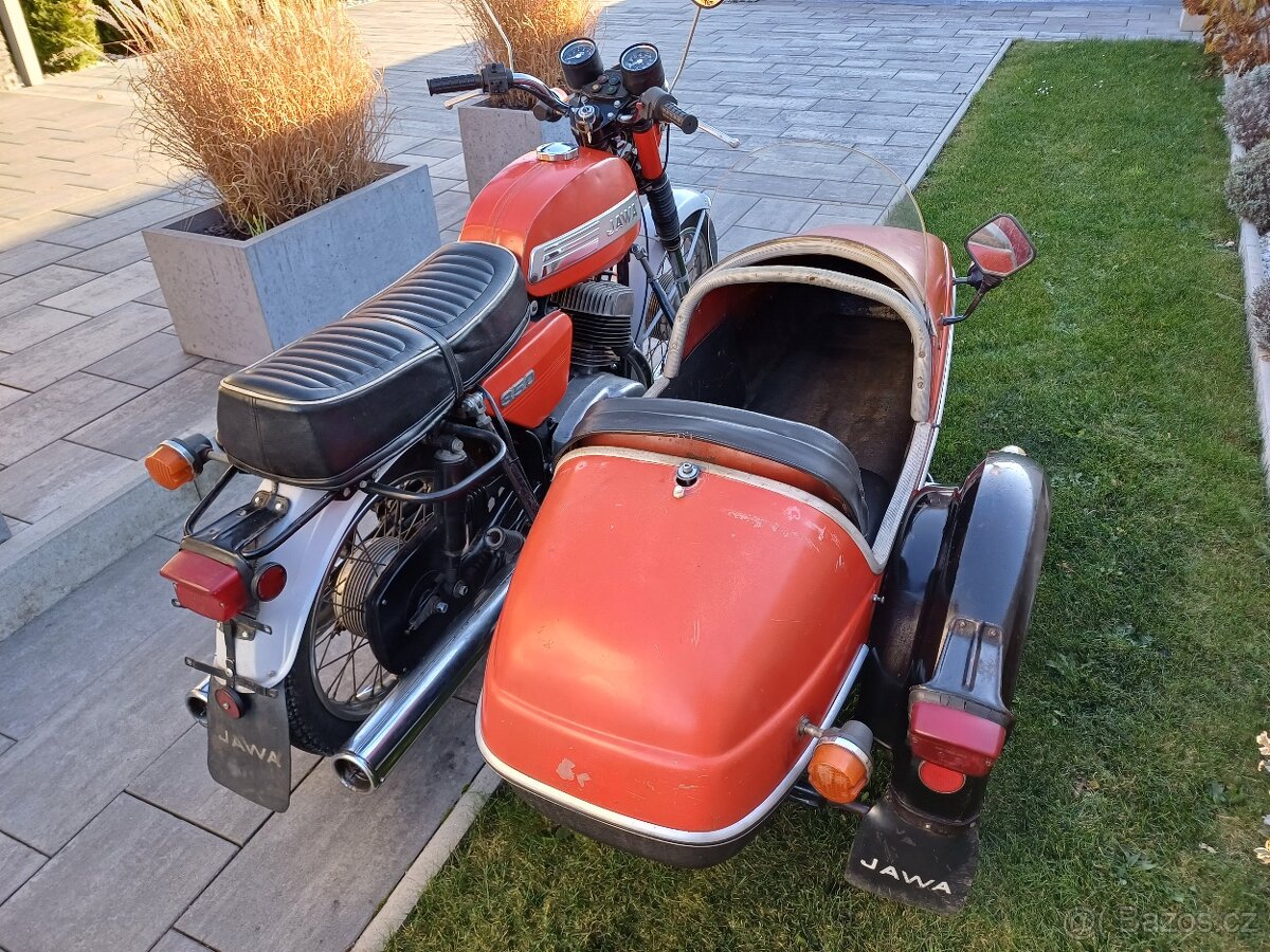 Jawa 350/634 + velorex 562 s TP původní - 10